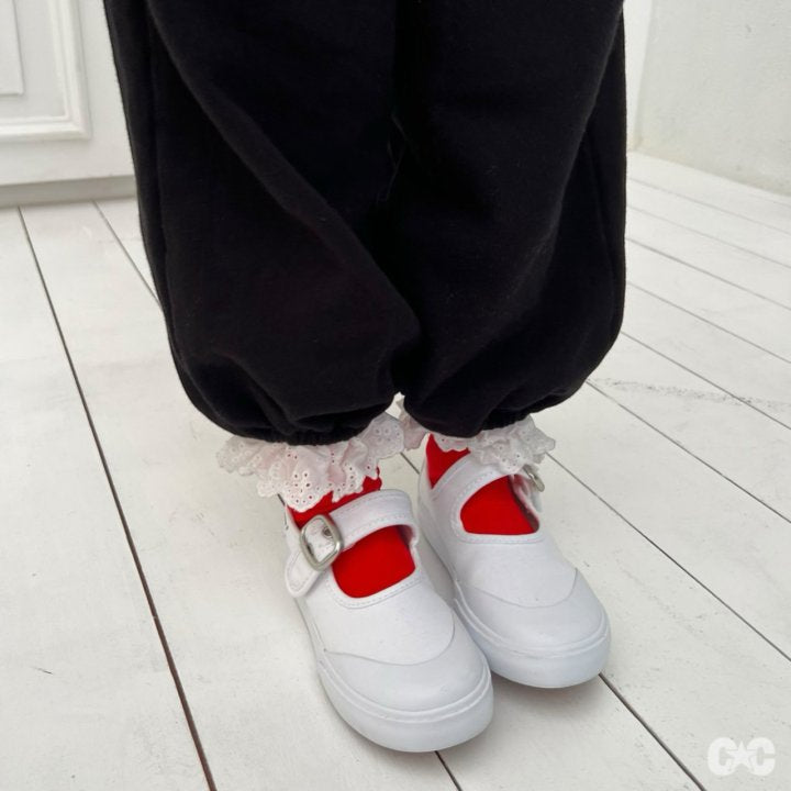 【予約】裾レースパンツ / cantucci studio (XS-JS)글린다레이스팬츠