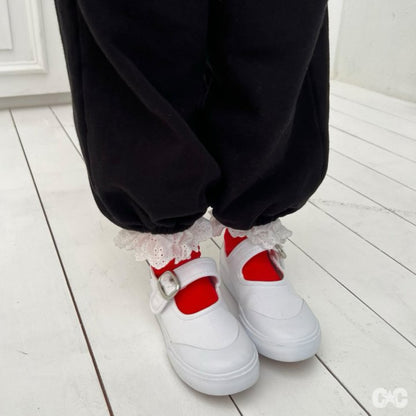 【予約】裾レースパンツ / cantucci studio (XS-JS)글린다레이스팬츠