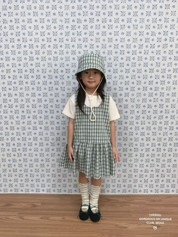 【予約】チェックバケットハット / gou첵첵버킷햇