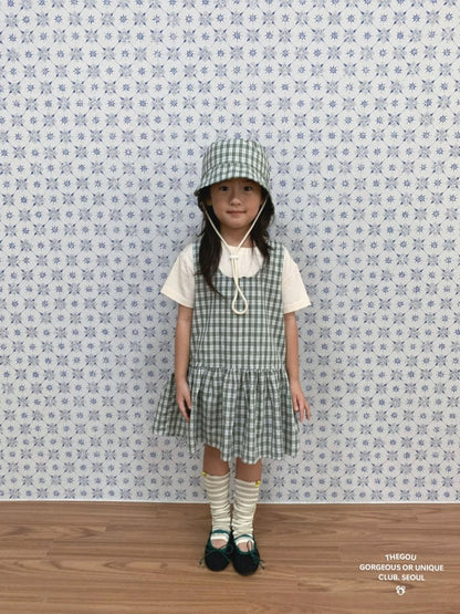 【予約】チェックバケットハット / gou첵첵버킷햇