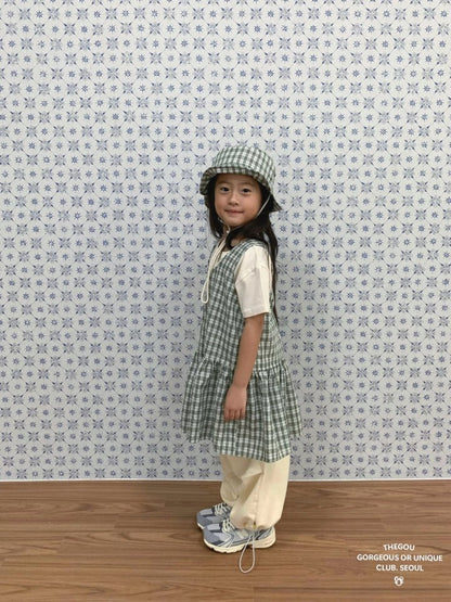 【予約】チェックバケットハット / gou첵첵버킷햇