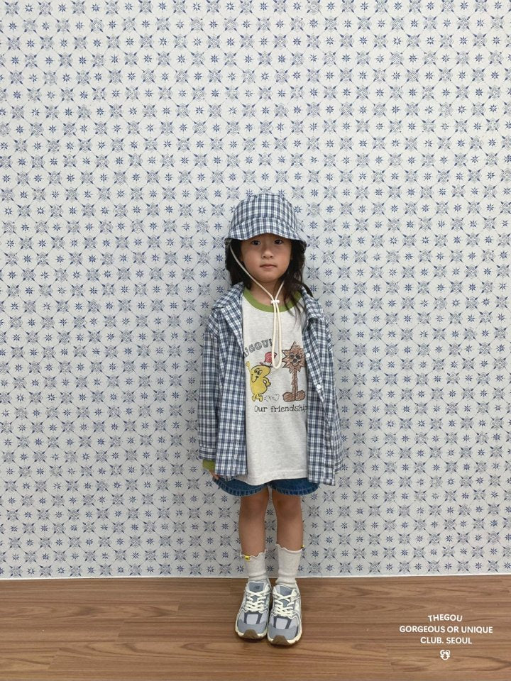 【予約】チェックバケットハット / gou첵첵버킷햇