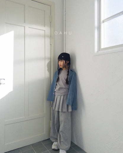 【予約】REデニムシャツ/ oahu(S-JXL) 리데님셔츠