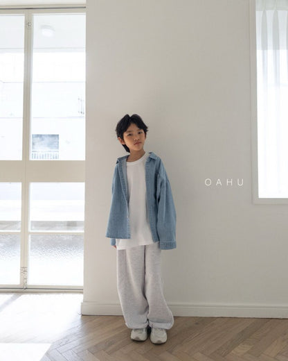 【予約】REデニムシャツ/ oahu(S-JXL) 리데님셔츠