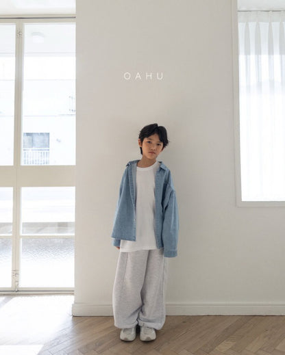 【予約】REデニムシャツ/ oahu(S-JXL) 리데님셔츠