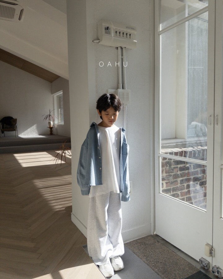 【予約】REデニムシャツ/ oahu(S-JXL) 리데님셔츠