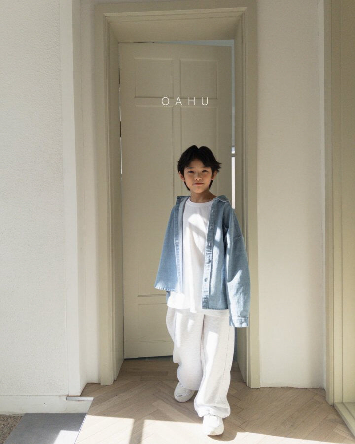 【予約】REデニムシャツ/ oahu(S-JXL) 리데님셔츠