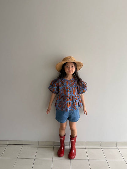 【予約】Isabel blouse / cantucci studio XS-JS,Adult