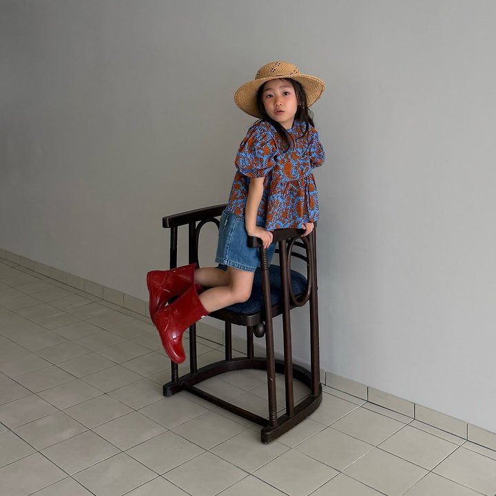 【予約】Isabel blouse / cantucci studio XS-JS,Adult