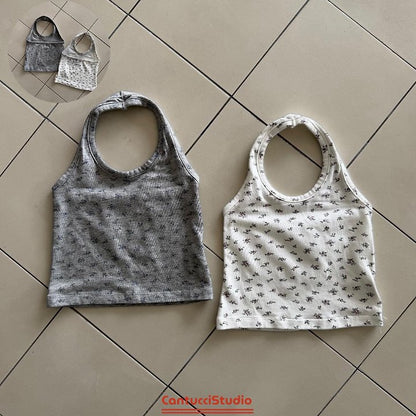 【予約】Vintage halter neck T / cantucci studio XS-XL