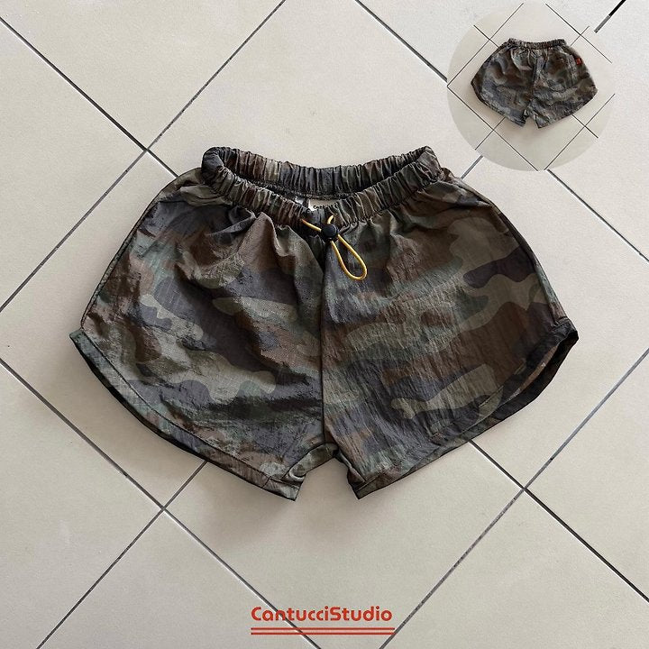 【予約】camouflage short pants / cantucci studio XS-JS
