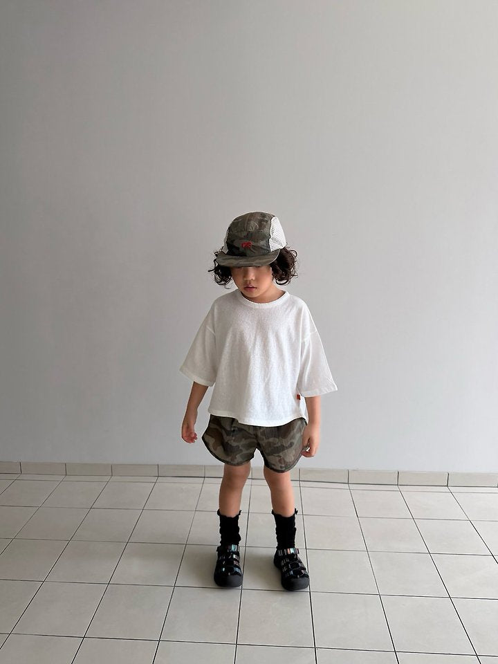 【予約】camouflage short pants / cantucci studio XS-JS