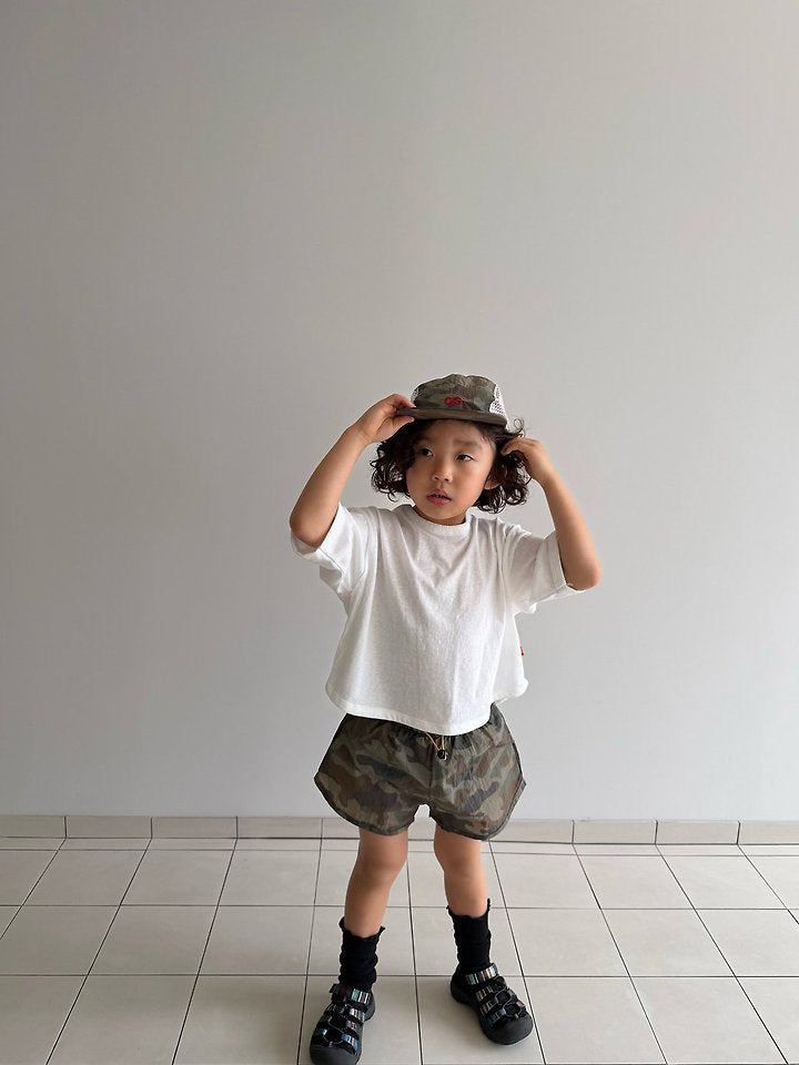 【予約】camouflage short pants / cantucci studio XS-JS