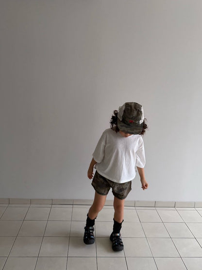 【予約】camouflage short pants / cantucci studio XS-JS