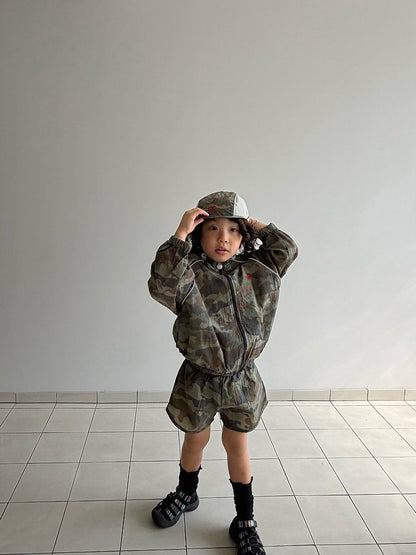 【予約】camouflage short pants / cantucci studio XS-JS