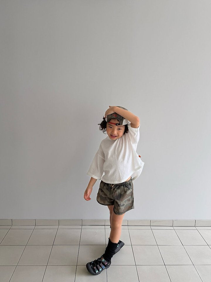 【予約】camouflage short pants / cantucci studio XS-JS