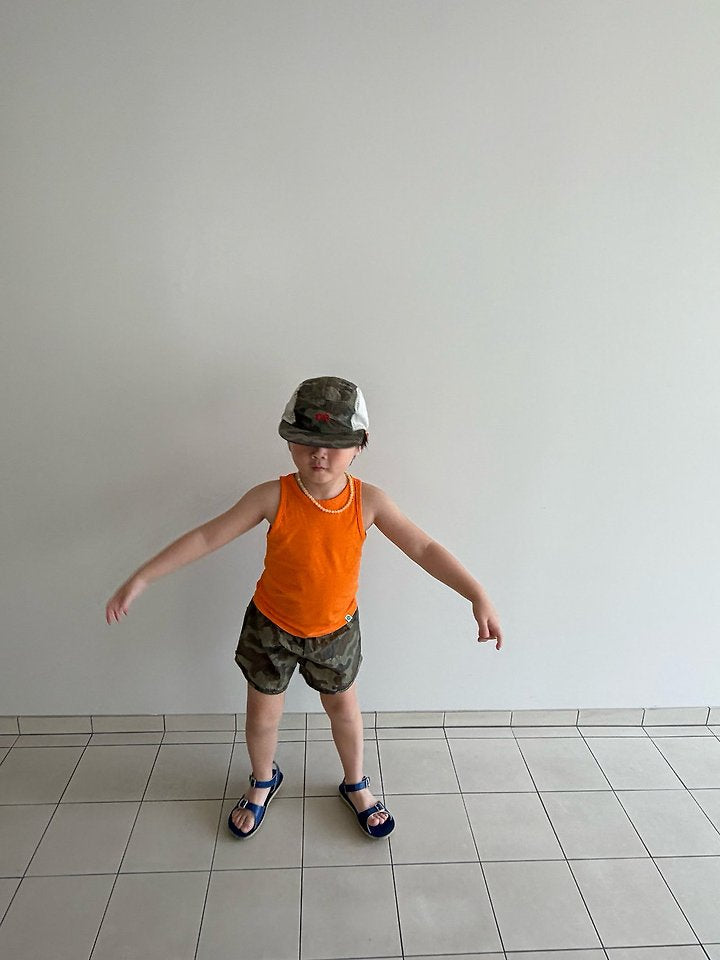 【予約】camouflage short pants / cantucci studio XS-JS