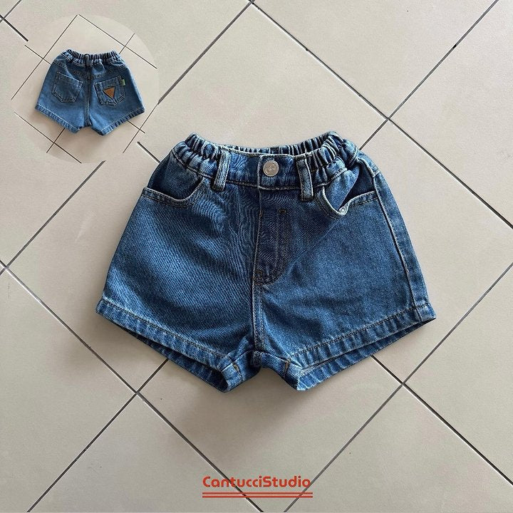 【予約】Adi short denim pants / cantucci studio XS-JS