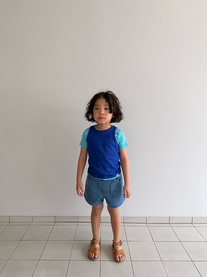 【予約】Adi short denim pants / cantucci studio XS-JS
