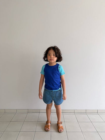 【予約】Adi short denim pants / cantucci studio XS-JS