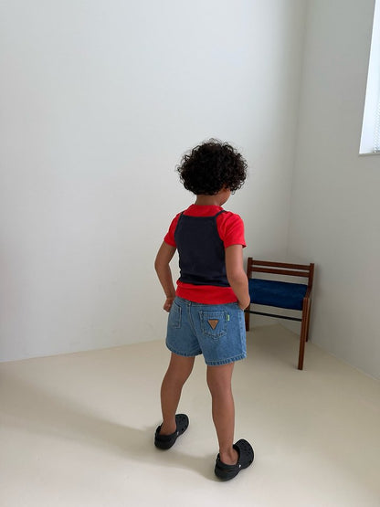 【予約】Adi short denim pants / cantucci studio XS-JS