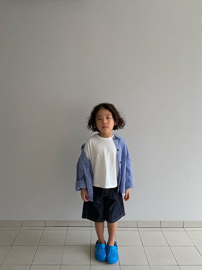【予約】linen half pants / cantucci studio XS-JS