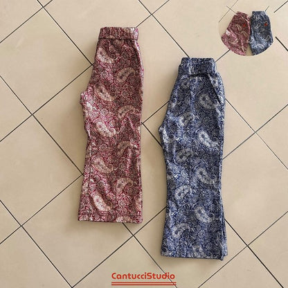 【予約】bali paisley pants / cantucci studio XS-JS
