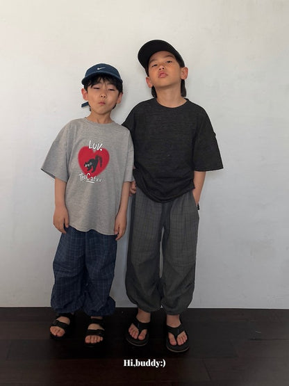 【予約】check jogger pants / hibuddy(S-JL)