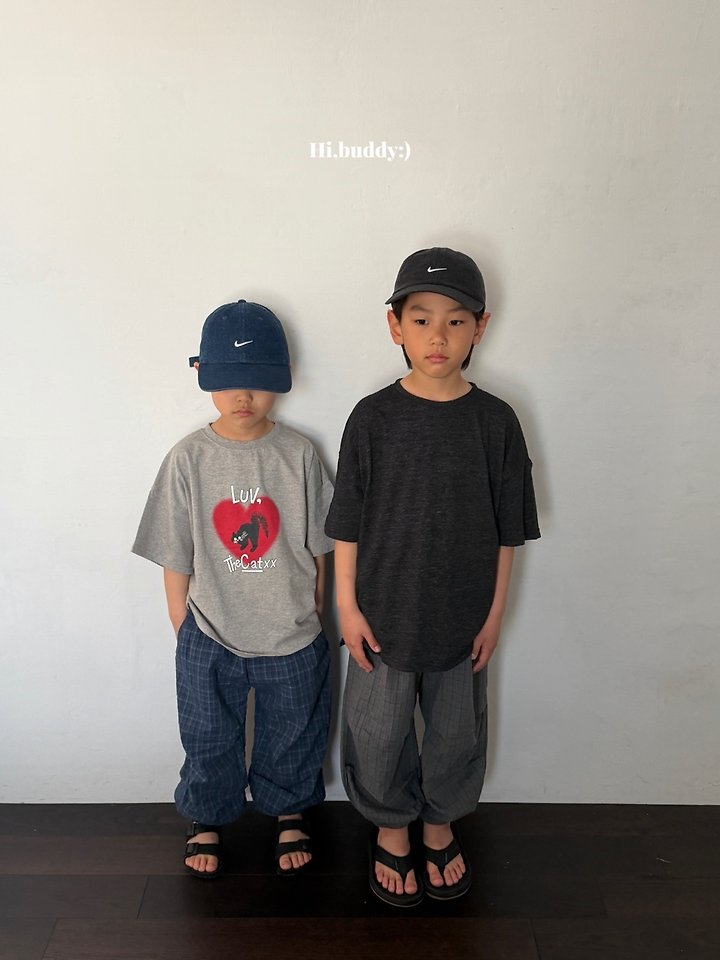 【予約】check jogger pants / hibuddy(S-JL)