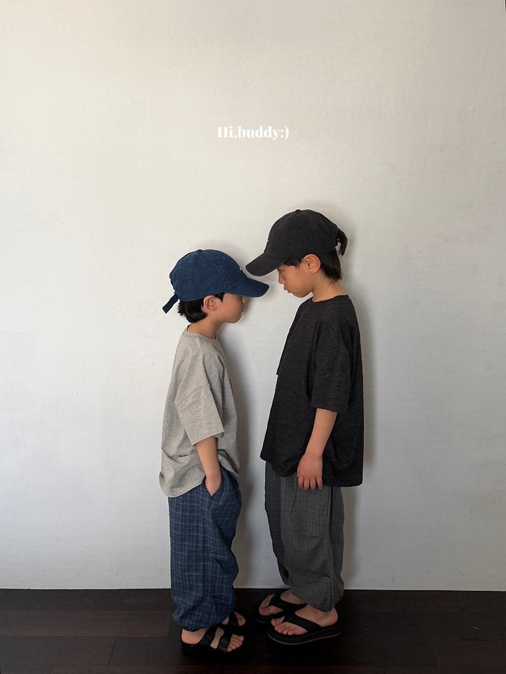 【予約】check jogger pants / hibuddy(S-JL)