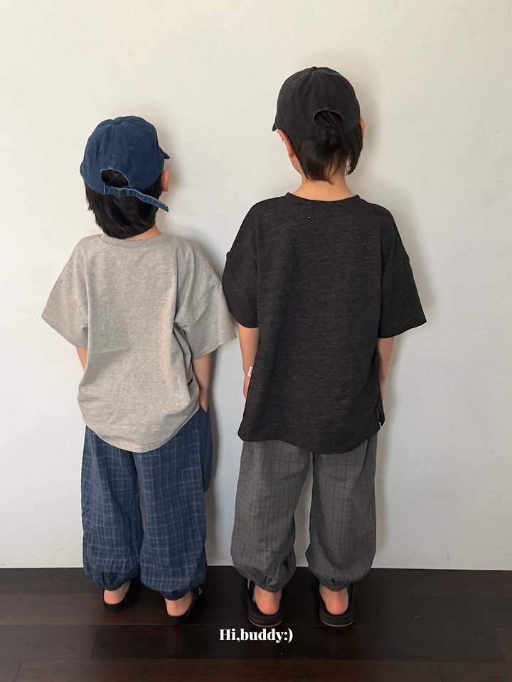 【予約】check jogger pants / hibuddy(S-JL)