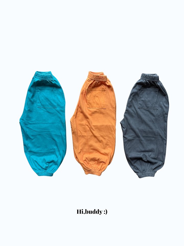 【予約】label jogger pants / hibuddy(S-JL)