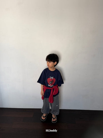 【予約】label jogger pants / hibuddy(S-JL)