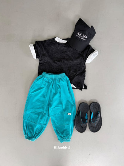 【予約】label jogger pants / hibuddy(S-JL)