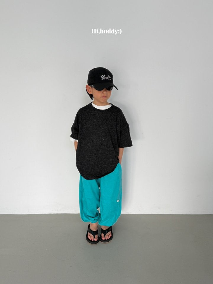 【予約】label jogger pants / hibuddy(S-JL)