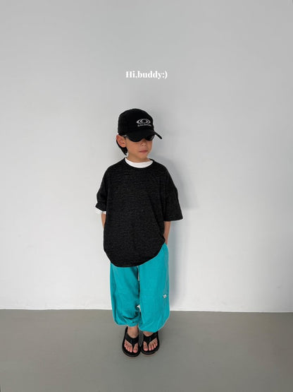 【予約】label jogger pants / hibuddy(S-JL)
