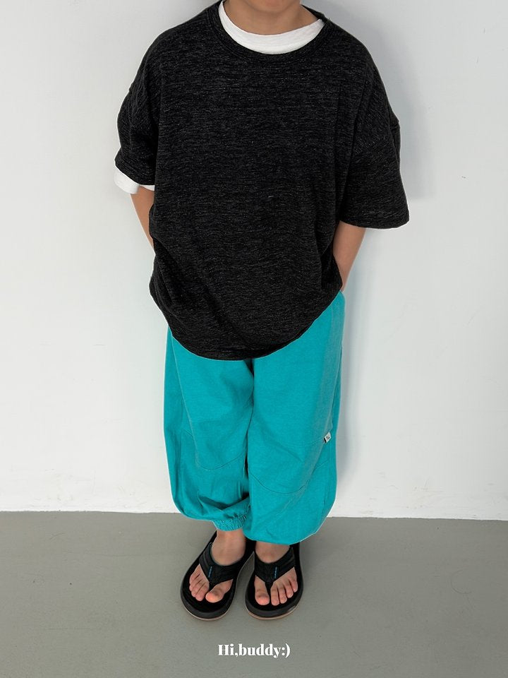 【予約】label jogger pants / hibuddy(S-JL)