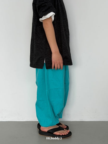 【予約】label jogger pants / hibuddy(S-JL)