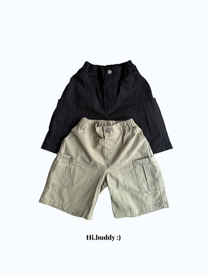【予約】cargo bermuda pants / hibuddy(S-JL)