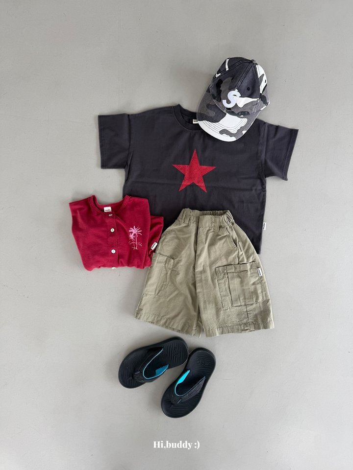 【予約】cargo bermuda pants / hibuddy(S-JL)