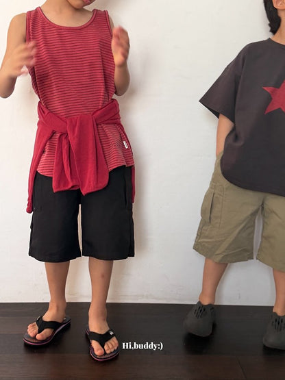 【予約】cargo bermuda pants / hibuddy(S-JL)