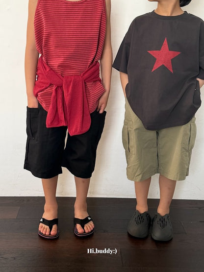 【予約】cargo bermuda pants / hibuddy(S-JL)