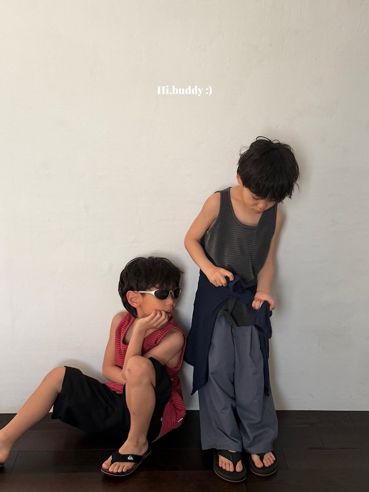【予約】pigment stripe sleeveless / hibuddy(S-JL)