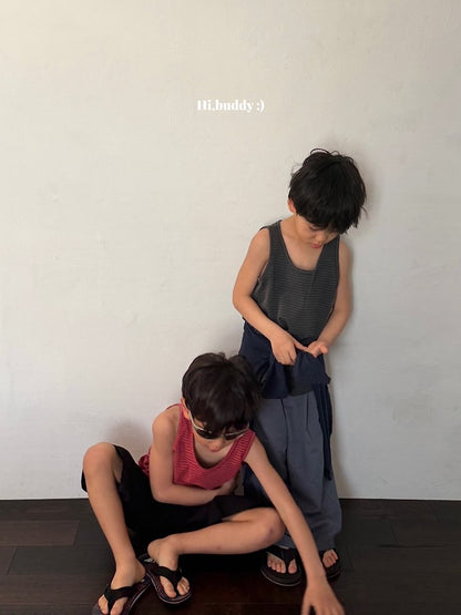 【予約】pigment stripe sleeveless / hibuddy(S-JL)