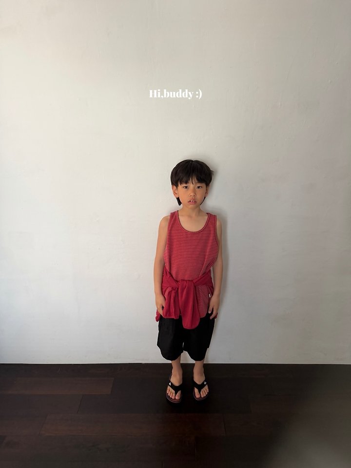 【予約】pigment stripe sleeveless / hibuddy(S-JL)