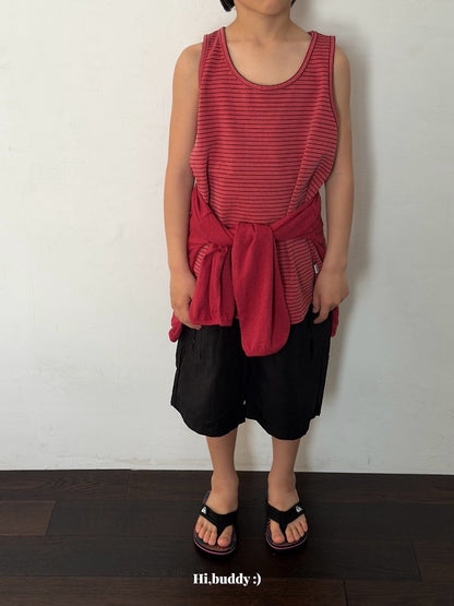 【予約】pigment stripe sleeveless / hibuddy(S-JL)
