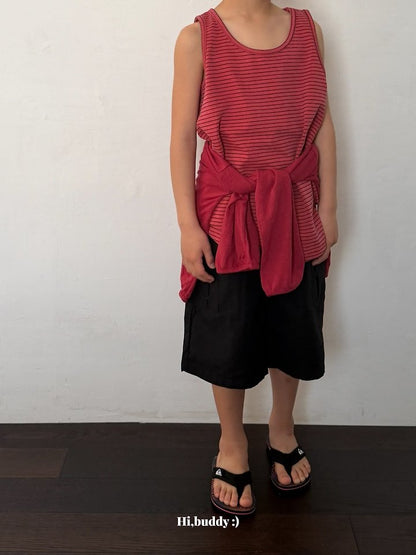 【予約】pigment stripe sleeveless / hibuddy(S-JL)
