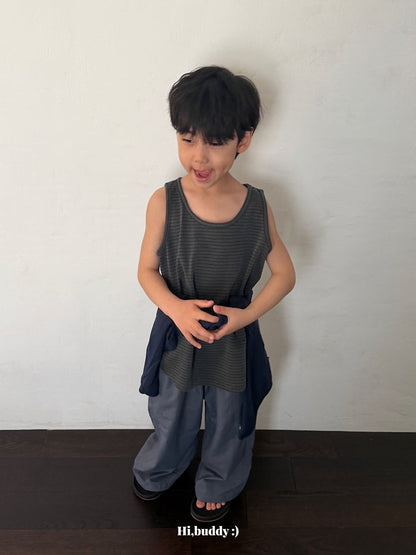 【予約】pigment stripe sleeveless / hibuddy(S-JL)