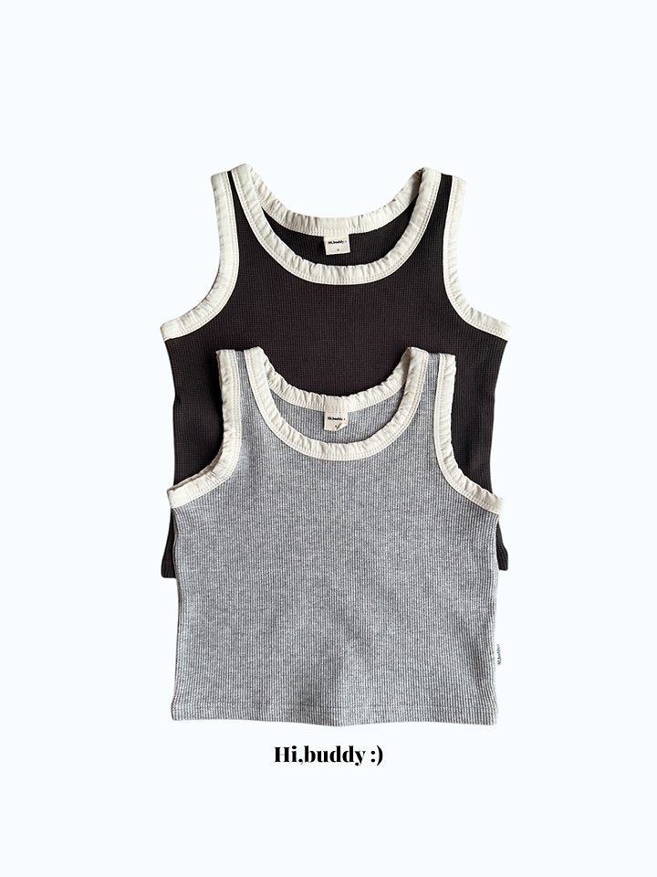 【予約】waffle sleeveless / hibuddy(S-JL)