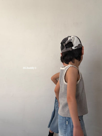 【予約】waffle sleeveless / hibuddy(S-JL)
